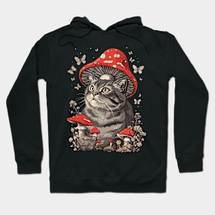 Cottagecore Aesthetic Cat Fashion Hoodie